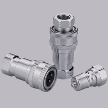 O TIPO PRÓXIMO de ISO7241-B S2-SS coneta rapidamente os encaixes hidráulicos (o aço inoxidável)