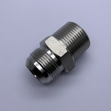 1JN-SS316 SS304 JIC MACHO CONE 74 ° / NPT MACHO adaptador hidráulico de aço inoxidável